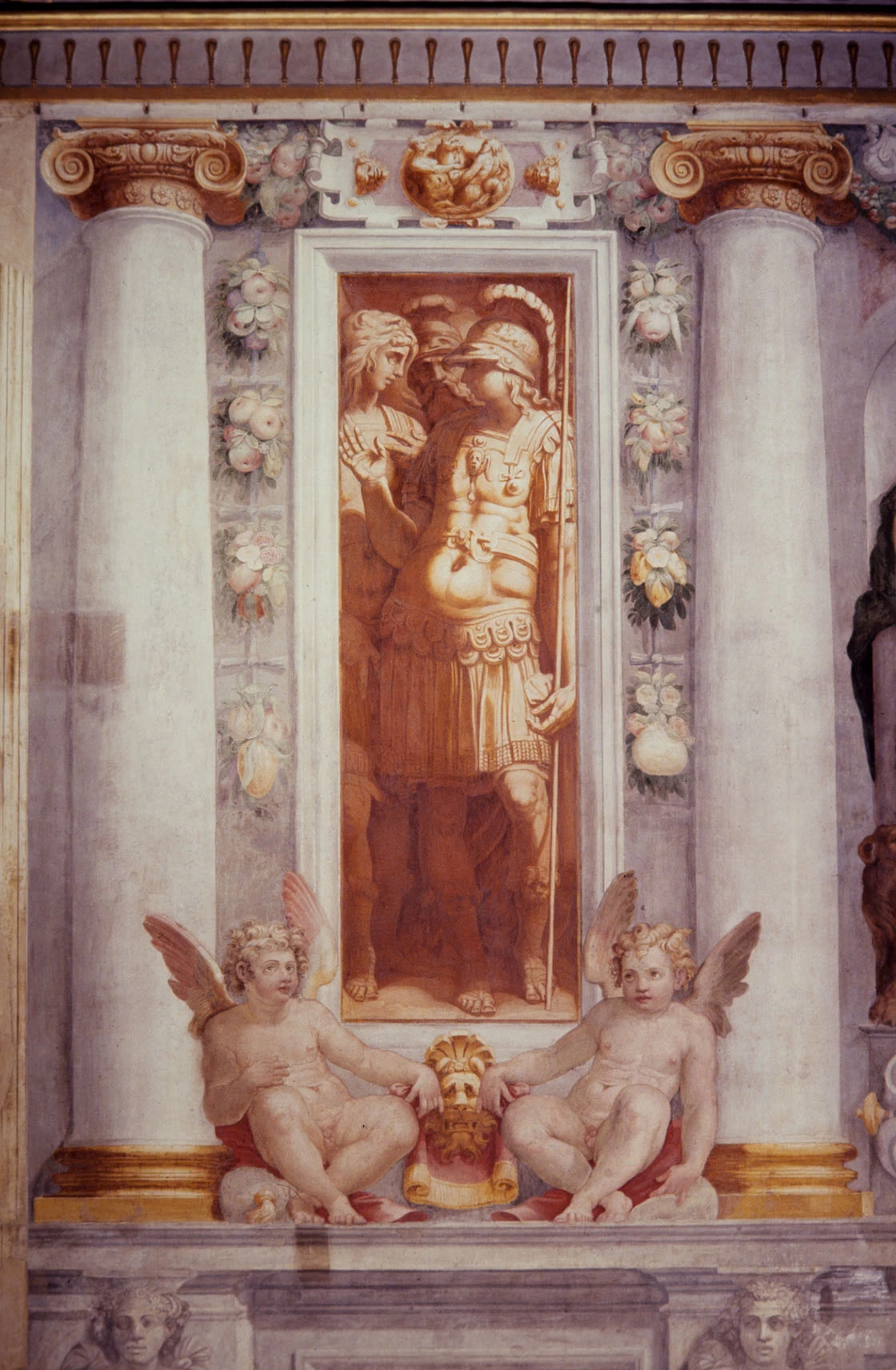 Perin del Vaga - 134, Alessandro Magno fa riconciliare due commilitoni, Castel Sant'Angelo, Roma